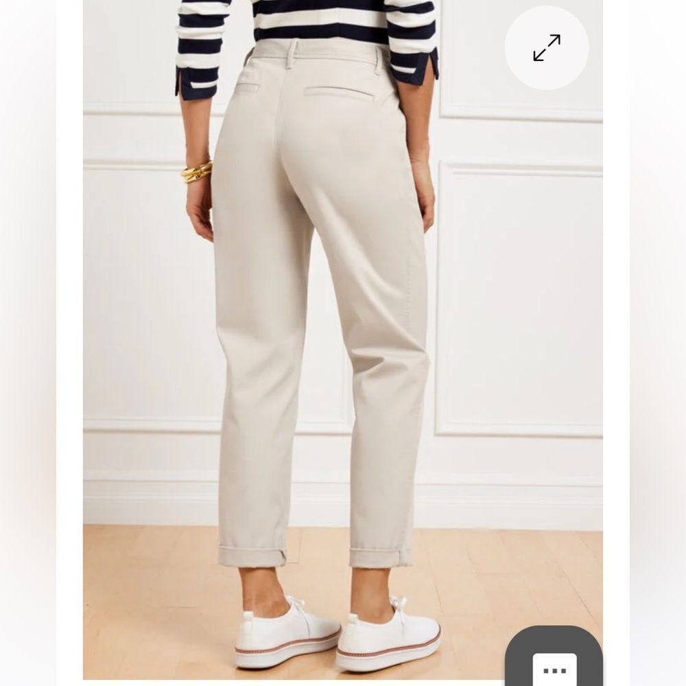 Talbots Petites Relaxed super soft Chinos in “beach”- brand new size 2P - Picture 3 of 11